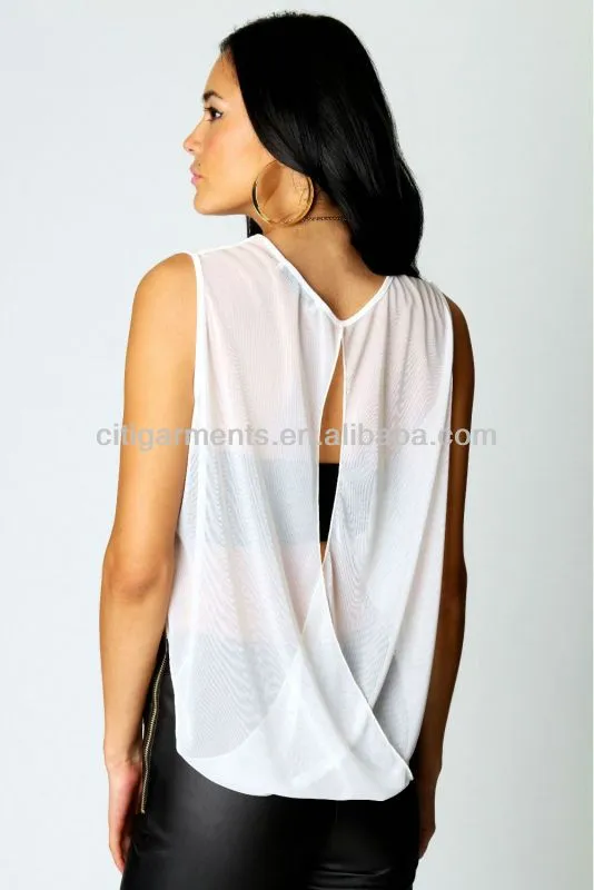 2014 caliente venta de moda mujer de split frontal blusa de gasa ... 2014 caliente venta de moda mujer de split frontal blusa de gasa ...