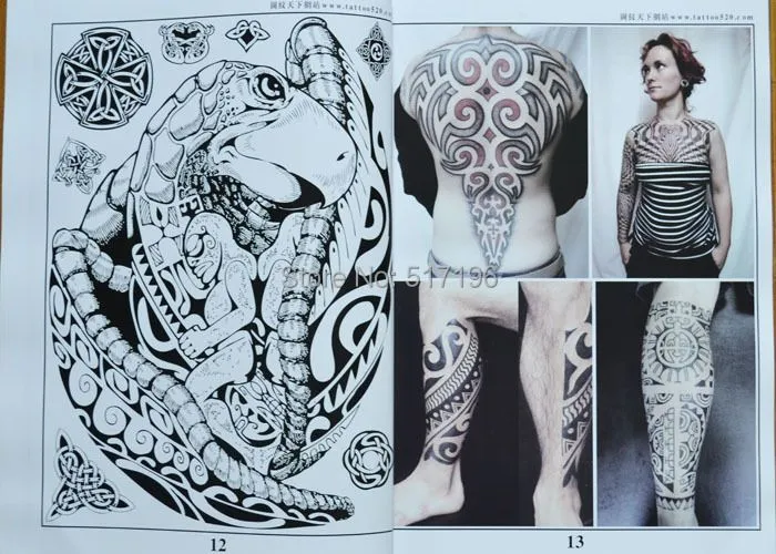 2014 nuevo tatuaje libro chino tradicional del tatuaje libros ...