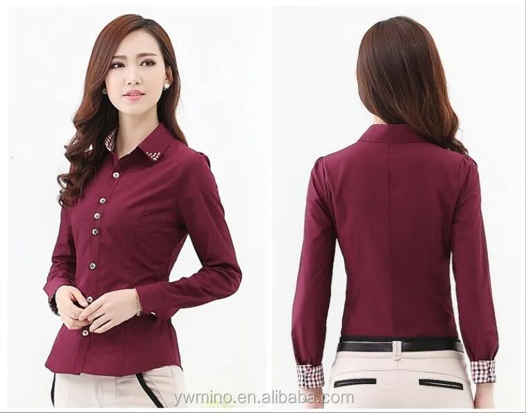 2015 nueva 4 colores moda mujer camisa de la oficina de NS002 ... 2015 nueva 4 colores moda mujer camisa de la oficina de NS002 ...