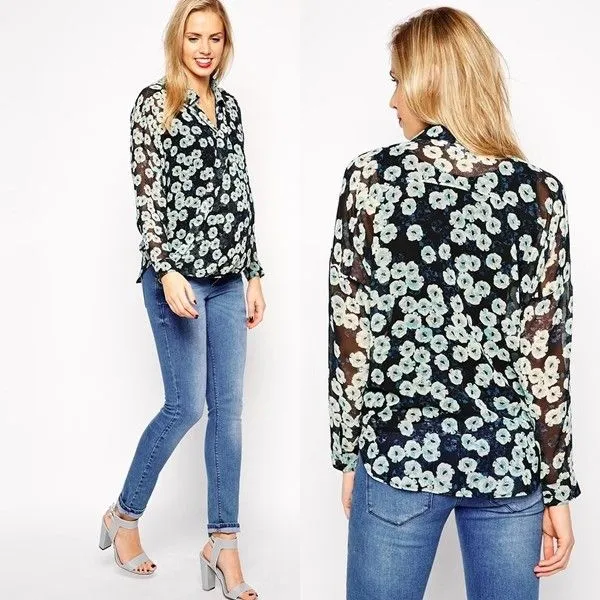 2015 nuevo diseño para mujer de la gasa blusa para mujeres ... 2015 nuevo diseño para mujer de la gasa blusa para mujeres ...