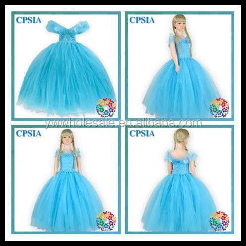 2015 últimos diseños Simple largo vestido de cenicienta vestidos ...
