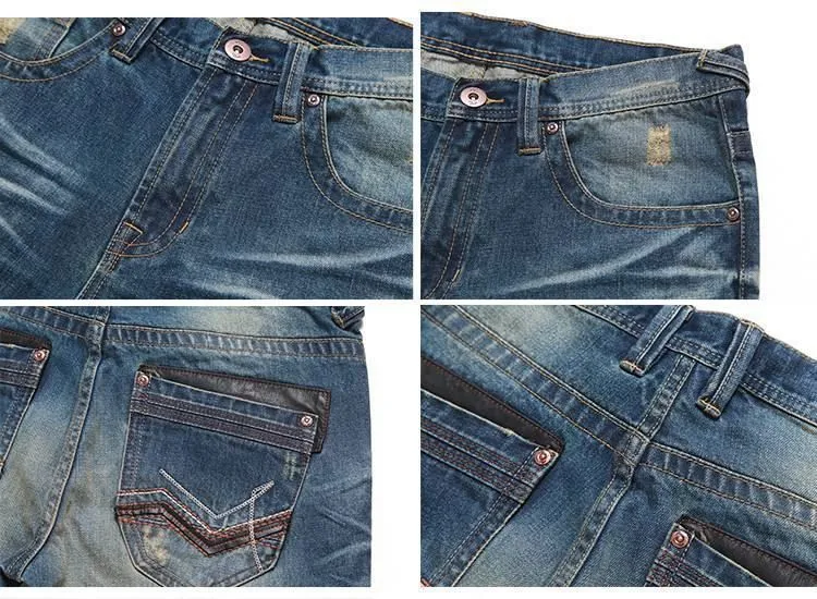 2015 encargo más nuevo Tag transpirable con estilo Jeans ...