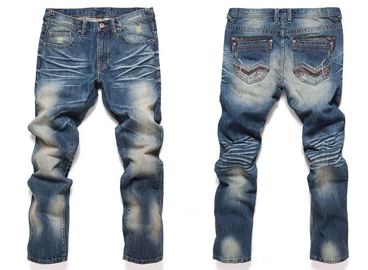 2015 encargo más nuevo Tag transpirable con estilo Jeans ...