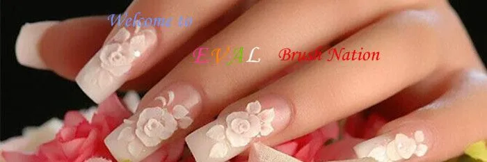 2015 EVAL más nuevo cepillo de uñas de arte-Pinceles de maquillaje ...