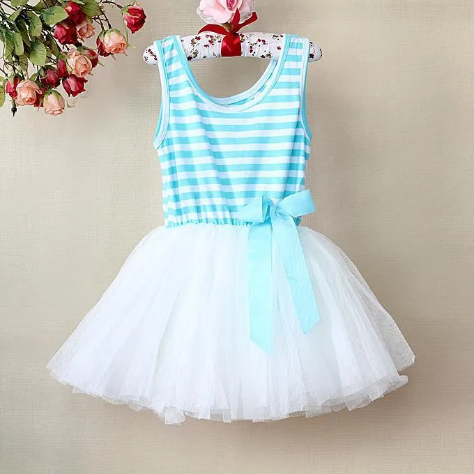 2015 hermosa Pettiskirt de la muchacha vestidos azul a rayas de ... 2015 hermosa Pettiskirt de la muchacha vestidos azul a rayas de ...