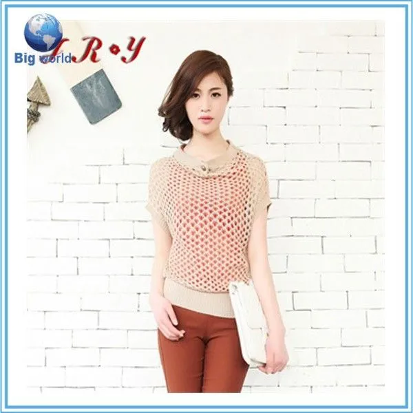 2015 Hottest transpirable mujeres knit del batwing flojo suéter y ... 2015 Hottest transpirable mujeres knit del batwing flojo suéter y ...