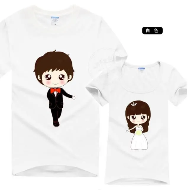 2015 parejas lindo ropa de verano camisetas para los amantes ... 2015 parejas lindo ropa de verano camisetas para los amantes ...