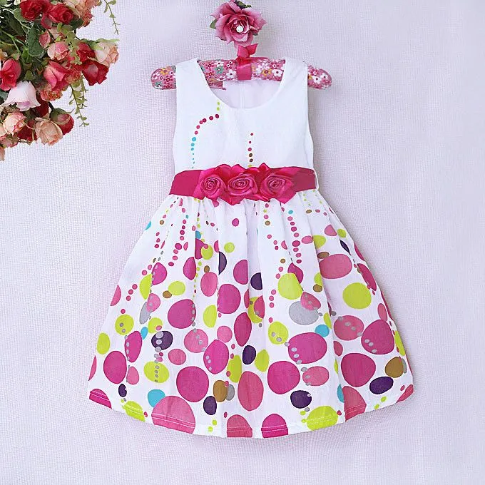 2015 del verano de los bebés del vestido para la muchacha 5 años ...