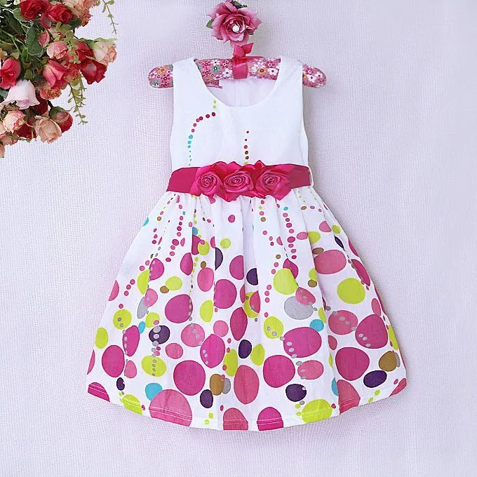 2015 del verano de los bebés del vestido para la muchacha 5 años ...