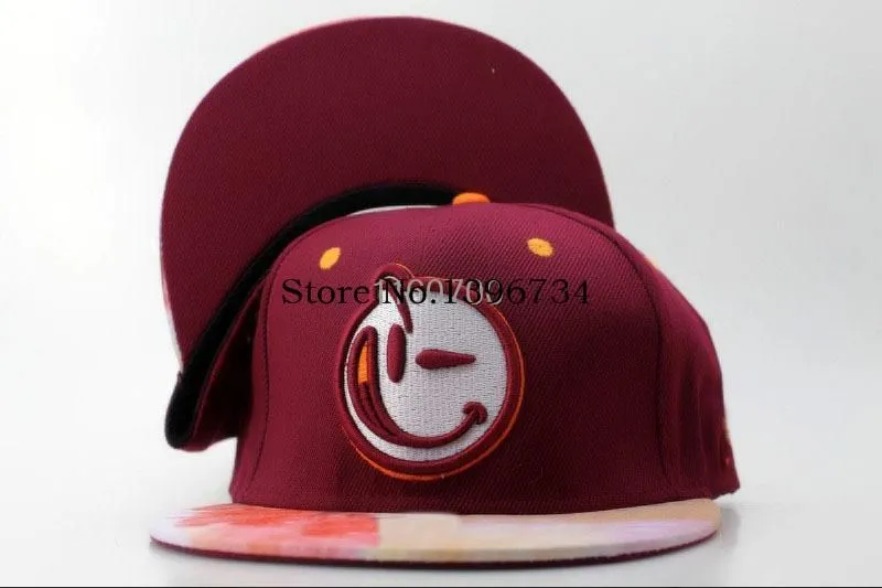 2015 nueva Yums face sombreros del snapback gris azul rojo blanco ...