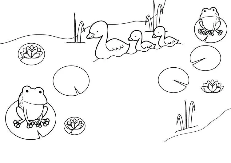 20151-4-nenufares-dibujo-para- ...