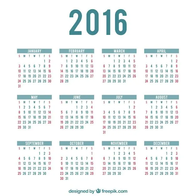El 2016 tendrá 17 feriados y 9 fines de semanas largos - Taringa! El 2016 tendrá 17 feriados y 9 fines de semanas largos - Taringa!