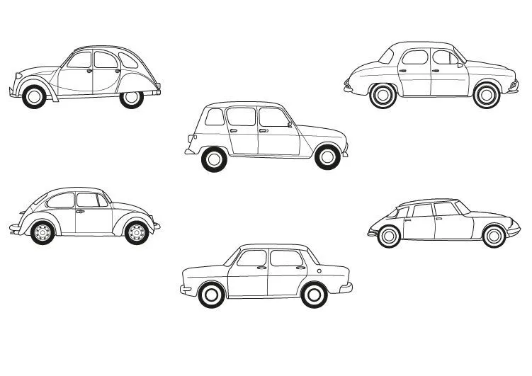 20721-4-coches-antiguos-dibujo ...
