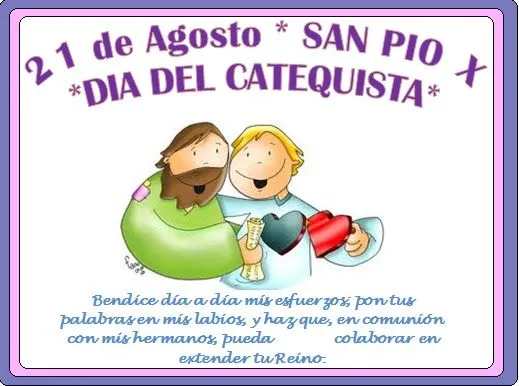21 de agosto Día del Catequista: Imágenes para compartir en ... 21 de agosto Día del Catequista: Imágenes para compartir en ...
