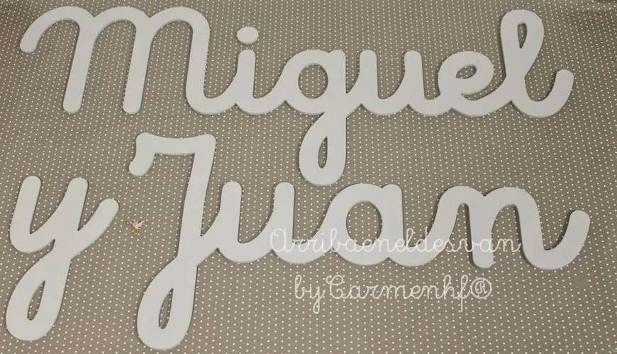 21 JUNIO : letras infantiles JUAN Y MIGUEL - Decoración infantil ... 21 JUNIO : letras infantiles JUAN Y MIGUEL - Decoración infantil ...