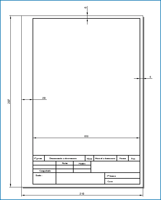 2.2.5.- Formato A4. | IG01.- Representación de vistas. 2.2.5.- Formato A4. | IG01.- Representación de vistas.