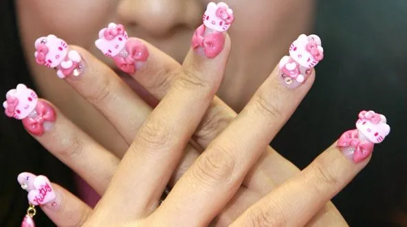 23 Diseños de Uñas en 3D de Hello Kitty - ε Diseños e Ideas ...