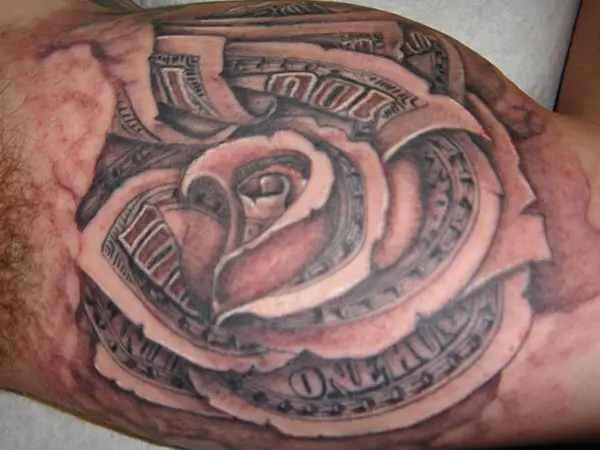 23 Tremendous Money Rose Tattoo Ideas - SloDive 23 Tremendous Money Rose Tattoo Ideas - SloDive