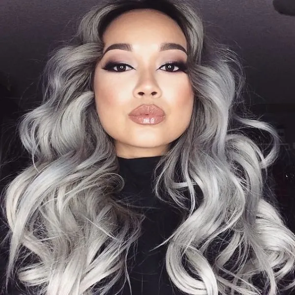 24. ceniza gris - ¿Cuál de estos tres colores de pelo más calientes…