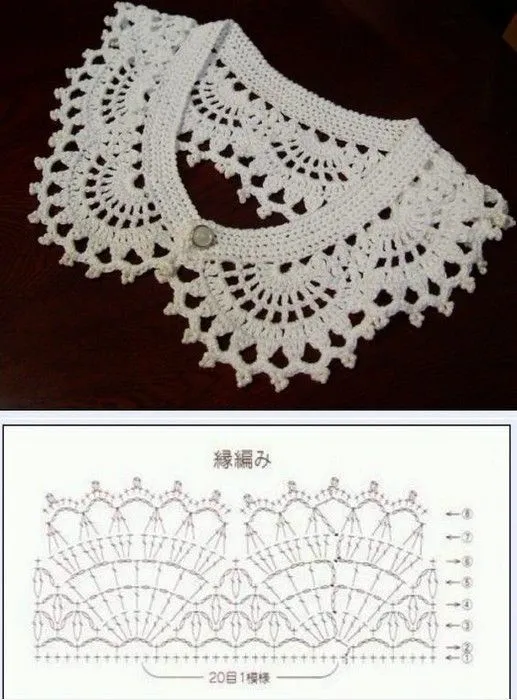 24 Cuellos Tejidos a Crochet con Patrones - Manualidades Y ... 24 Cuellos Tejidos a Crochet con Patrones - Manualidades Y ...