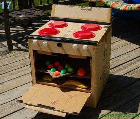 25 formas de reciclar cajas de cartón para que tus hijos se ...