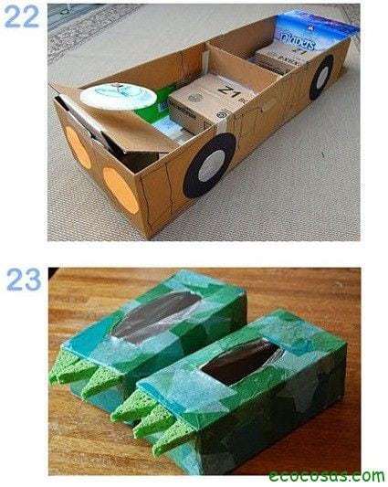 25 formas de reciclar cajas de cartón para que tus hijos se ...