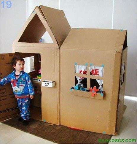 25 formas de reciclar cajas de cartón para que tus hijos se ... 25 formas de reciclar cajas de cartón para que tus hijos se ...