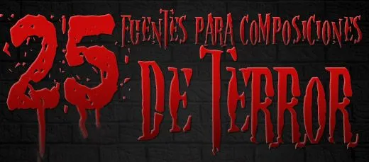 25 FUENTES DE TERROR. TERROR FONTS FOR WINDOWS | ADNFriki