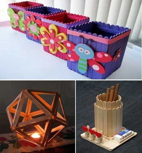 25 Ideas “DIY and Craft” para crear y decorar con palitos de ... 25 Ideas “DIY and Craft” para crear y decorar con palitos de ...