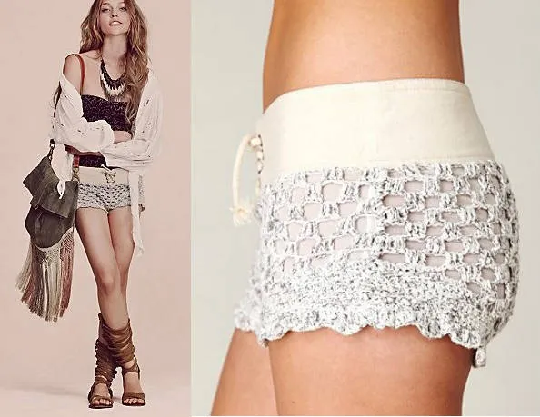 25 Deslumbrante pares de pantalones cortos de ganchillo | 25 Deslumbrante pares de pantalones cortos de ganchillo |