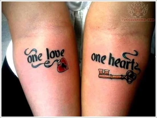 25 tatuajes para parejas originales