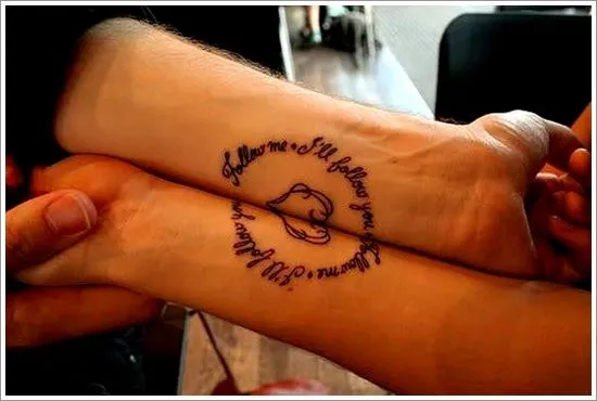25 tatuajes para parejas originales