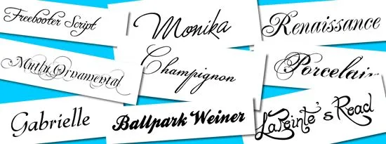 25 tipografías de alta calidad con estilo caligráfico ... 25 tipografías de alta calidad con estilo caligráfico ...