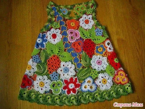 259 Instrucciones de Vestidos de Bebe a Crochet Ruso ~ Patrones de ... 259 Instrucciones de Vestidos de Bebe a Crochet Ruso ~ Patrones de ...