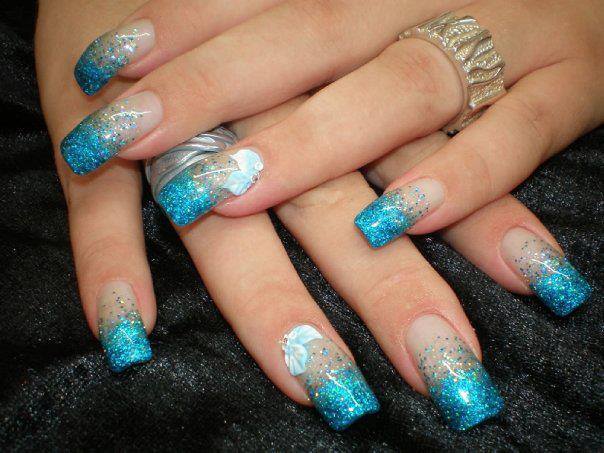26 Diseños de Uñas en Color Azul y Purpurina - ε Diseños e Ideas ... 26 Diseños de Uñas en Color Azul y Purpurina - ε Diseños e Ideas ...