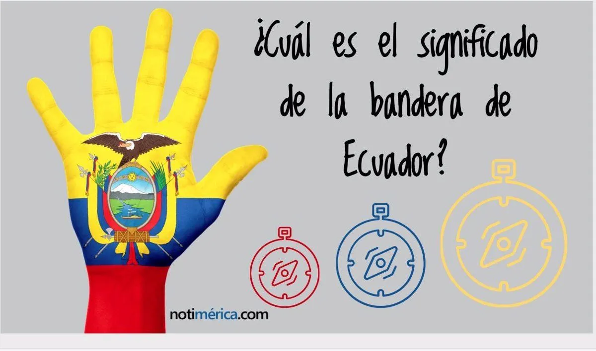 26 de septiembre, Día de la Bandera de Ecuador: qué significan sus colores y su escudo 26 de septiembre, Día de la Bandera de Ecuador: qué significan sus colores y su escudo