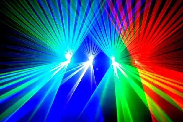 260mw red+green+violet full color moving head light DMX 512 dj ...