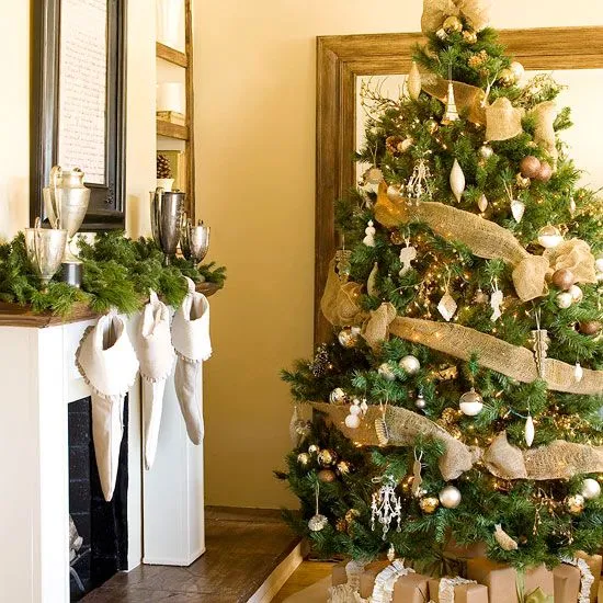 27 inspiradoras ideas para el árbol de navidad