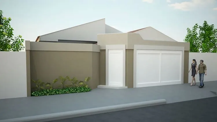 27 Modelos de Frentes de casas simples e modernas