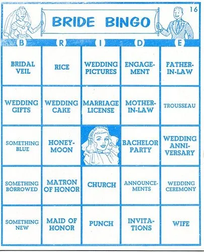 Bingo del bebé - Imagui