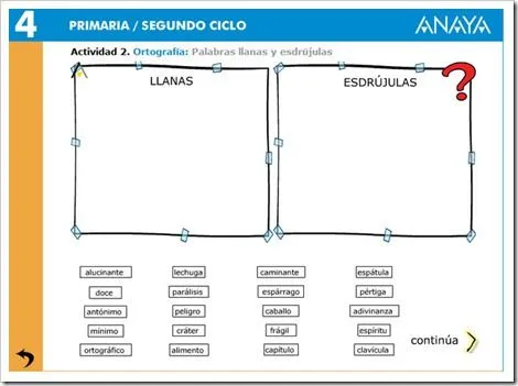 2.AGUDAS,LLANAS Y ESDRÚJULAS | JUGANDO Y APRENDIENDO