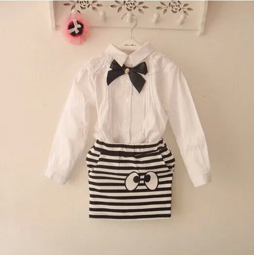 2T 8 muchachas de los niños blancos blusas con el arco 2014 nueva ... 2T 8 muchachas de los niños blancos blusas con el arco 2014 nueva ...
