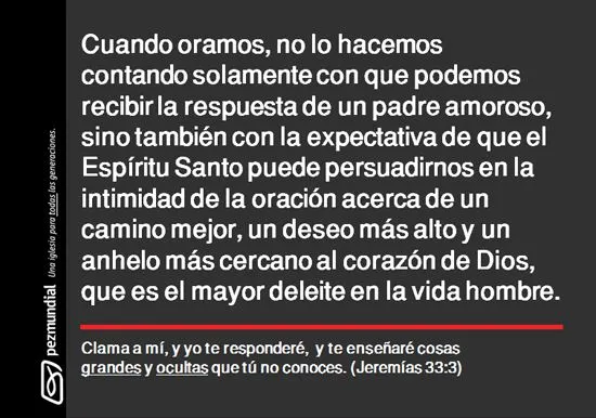 Tres (3) provisiones de Dios en la oración — PezMundial Tres (3) provisiones de Dios en la oración — PezMundial