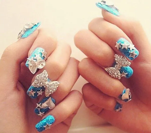 30 diseños geniales de uñas acrílicas. | Quiero más diseño 30 diseños geniales de uñas acrílicas. | Quiero más diseño