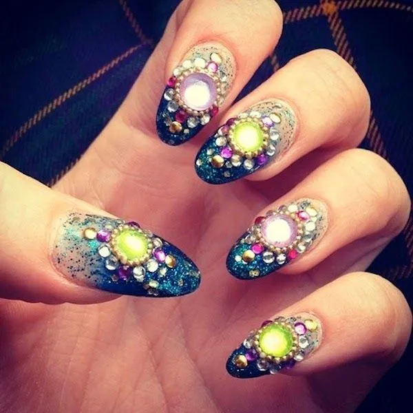 30 diseños geniales de uñas acrílicas. | Quiero más diseño 30 diseños geniales de uñas acrílicas. | Quiero más diseño