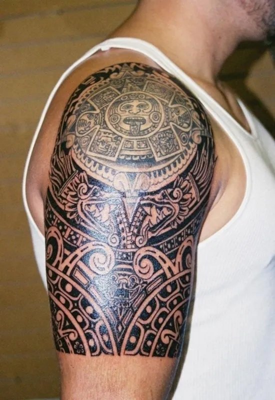30 diseños de tatuajes aztecas para hombres 30 diseños de tatuajes aztecas para hombres