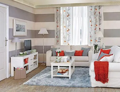 30 fotos e ideas para decorar y pintar las paredes a rayas. | Mil ...