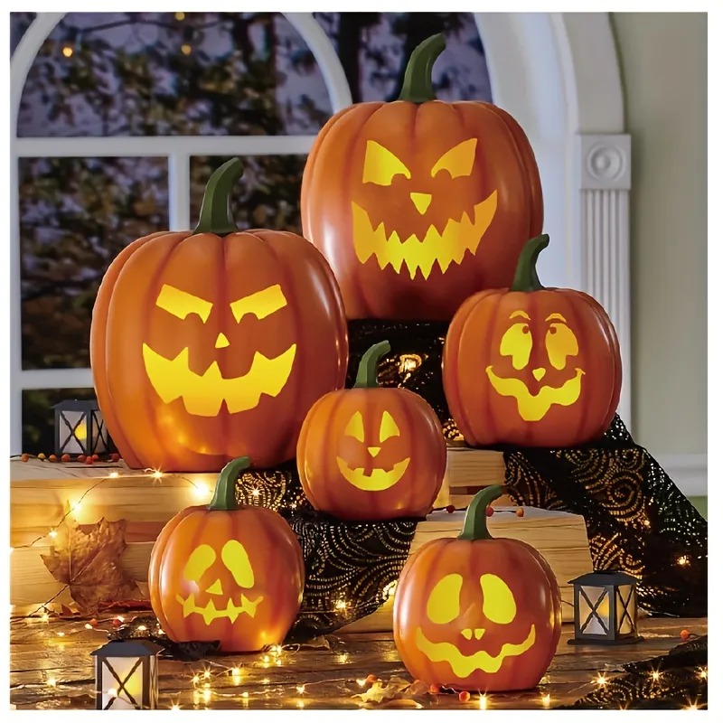 30 Plantillas De Cara De Calabazas De Halloween, Plantillas Decorativas De Pintura De Calabaza, Plantillas De Dibujo De Halloween De Plástico Reutilizables Para Tallar Calabazas, Madera, Decoración De Arte De Paredes | 30 Plantillas De Cara De Calabazas De Halloween, Plantillas Decorativas De Pintura De Calabaza, Plantillas De Dibujo De Halloween De Plástico Reutilizables Para Tallar Calabazas, Madera, Decoración De Arte De Paredes |