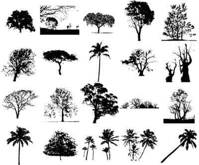 30 siluetas de árboles vectorizados gratis | portafolio blog 30 siluetas de árboles vectorizados gratis | portafolio blog
