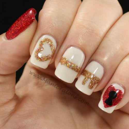 Más de 30 uñas decoradas para el día de San Valentín o día de los ... Más de 30 uñas decoradas para el día de San Valentín o día de los ...